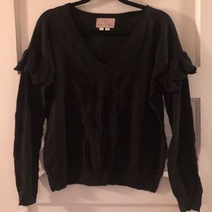 Anthropologie Light Weight V-Neck Sweater